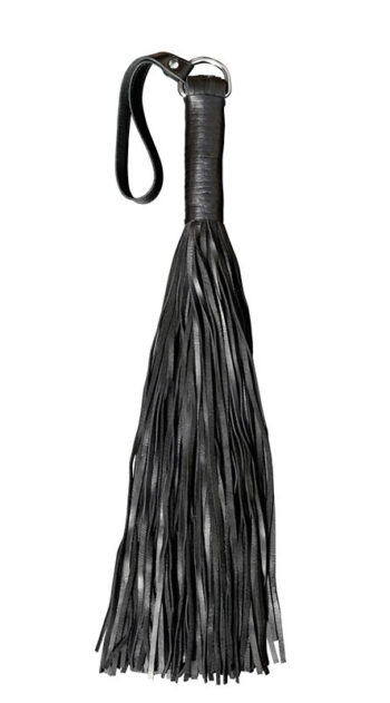 Leather Black Whip Soft - 150 Strings