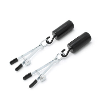Nipple Adjustable Pinch Clamps 2x100g Hook Weights