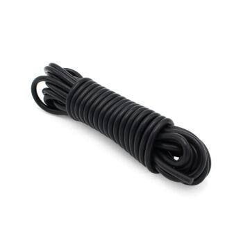 Silicone Rope Black 5 meter