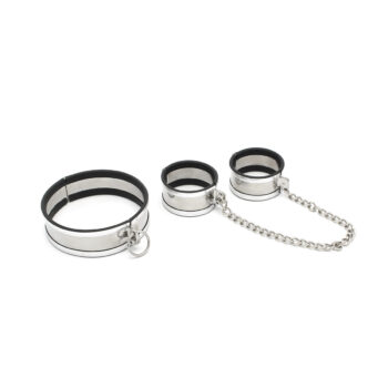 Steel Medium Collar & Cuffs