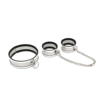 Steel Large Collar & Cuffs