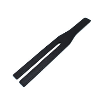 Black Leather Y-Split Paddle