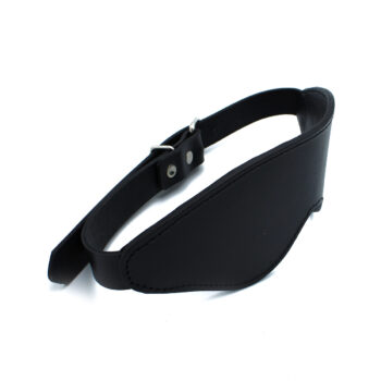 Black Leather Blindfold