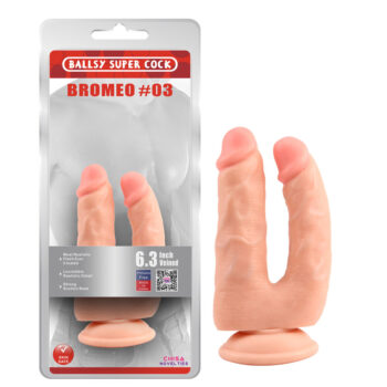 Suction Dildo Double Bromeo 03
