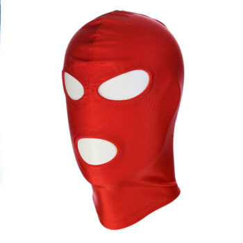Red BDSM Hood Classic 3 Hole