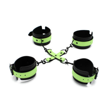Glow In The Dark Cuffs Hogtie 3 Set